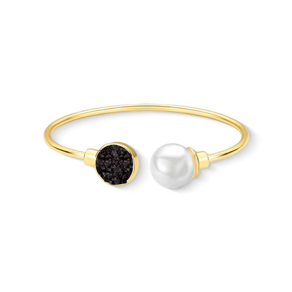 Pulseira Brilhato Pedras Naturais Brasileiras — Folheado a Ouro