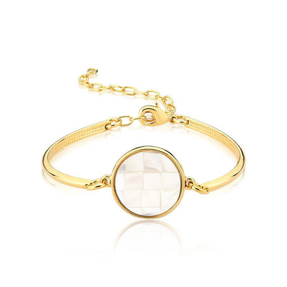 Pulseira Brilhato Pedras Naturais Brasileiras — Folheado a Ouro