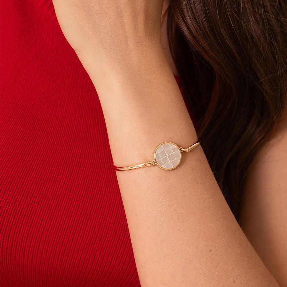 Pulseira Brilhato Pedras Naturais Brasileiras — Folheado a Ouro