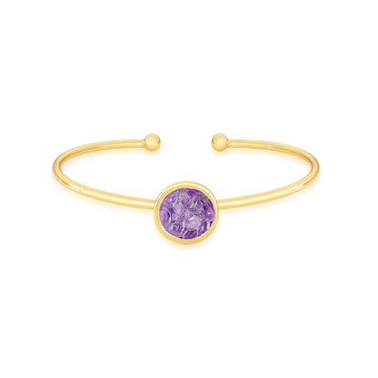 Pulseira Brilhato Pedras Naturais Brasileiras — Folheado a Ouro