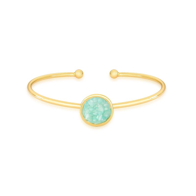 Pulseira Brilhato Pedras Naturais Brasileiras — Folheado a Ouro