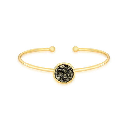 Pulseira Brilhato Pedras Naturais Brasileiras — Folheado a Ouro