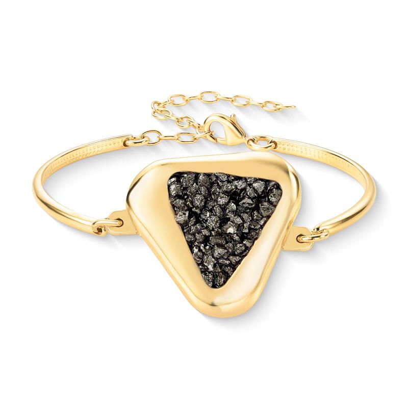 Pulseira Brilhato Pedras Naturais Brasileiras — Folheado a Ouro