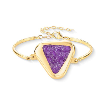 Pulseira Brilhato Pedras Naturais Brasileiras — Folheado a Ouro