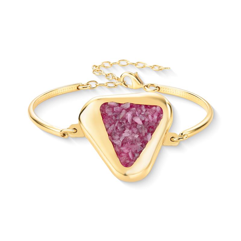 Pulseira Brilhato Pedras Naturais Brasileiras — Folheado a Ouro
