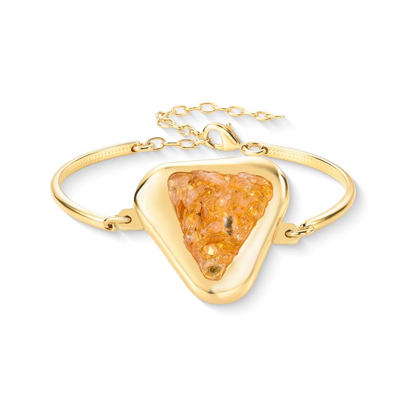 Pulseira Brilhato Pedras Naturais Brasileiras — Folheado a Ouro