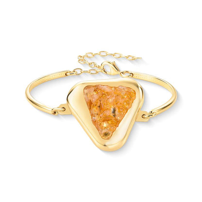 Pulseira Brilhato Pedras Naturais Brasileiras — Folheado a Ouro
