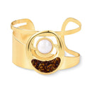 PULSEIRA FOLHEADO A OURO