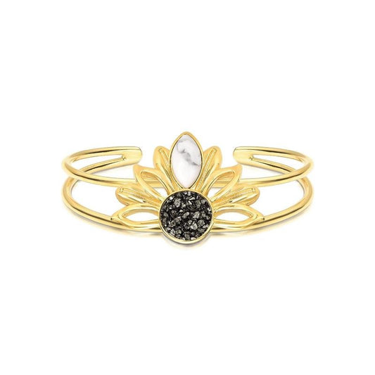 Pulseira Brilhato Pedras Naturais Brasileiras — Folheado a Ouro