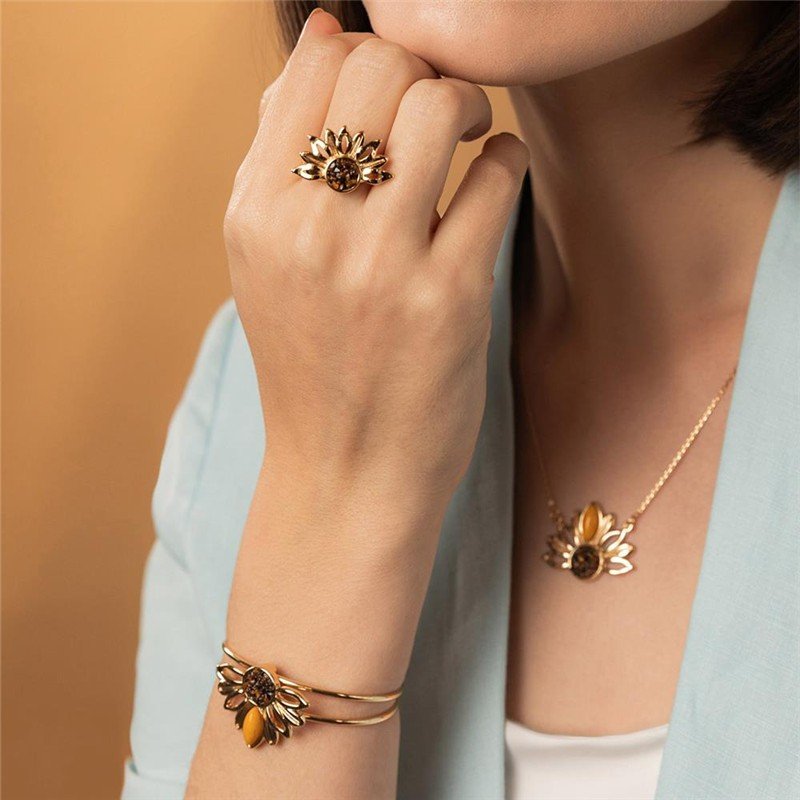 Pulseira Brilhato Pedras Naturais Brasileiras — Folheado a Ouro