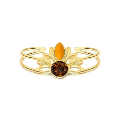 Pulseira Brilhato Pedras Naturais Brasileiras — Folheado a Ouro