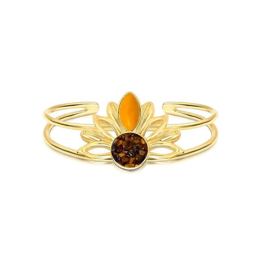 Pulseira Brilhato Pedras Naturais Brasileiras — Folheado a Ouro