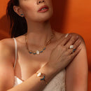 PULSEIRA FOLHEADO A OURO