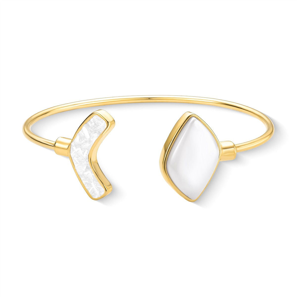 Pulseira Brilhato Pedras Naturais Brasileiras — Folheado a Ouro