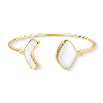 Pulseira Brilhato Pedras Naturais Brasileiras — Folheado a Ouro
