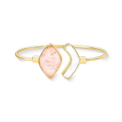 Pulseira Brilhato Pedras Naturais Brasileiras — Folheado a Ouro