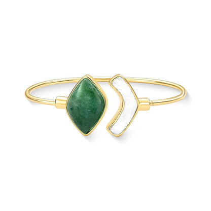 Pulseira Brilhato Pedras Naturais Brasileiras — Folheado a Ouro
