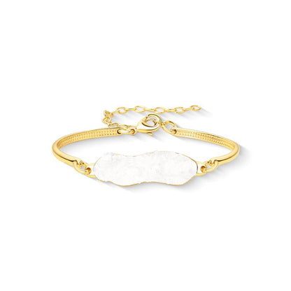 Pulseira Brilhato Pedras Naturais Brasileiras — Folheado a Ouro
