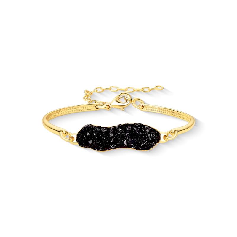 Pulseira Brilhato Pedras Naturais Brasileiras — Folheado a Ouro