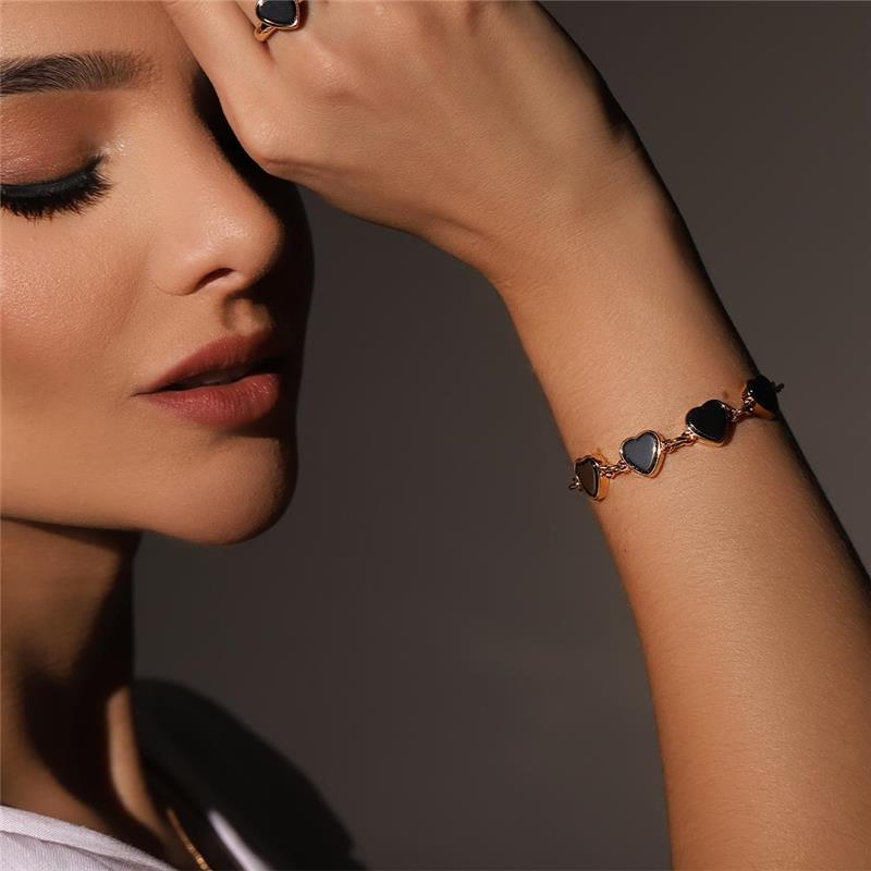 Pulseira Brilhato Pedras Naturais Brasileiras — Folheado a Ouro