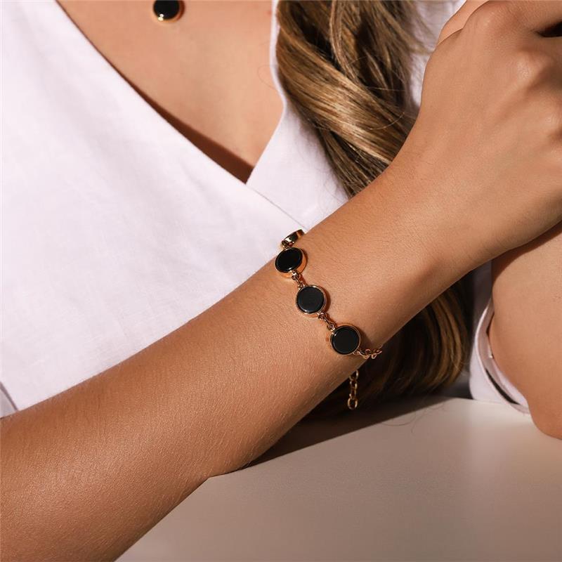 Pulseira Brilhato Pedras Naturais Brasileiras — Folheado a Ouro