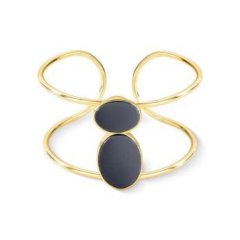 Conjunto Brilhato Pedras Naturais Brasileiras — Folheado a Ouro