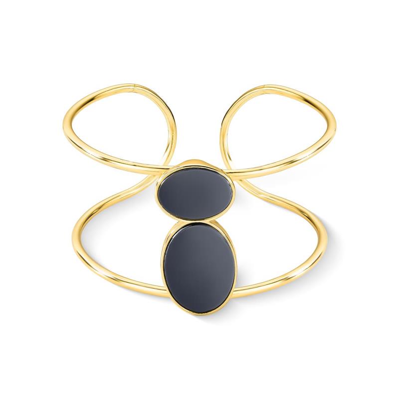 Pulseira Brilhato Pedras Naturais Brasileiras — Folheado a Ouro
