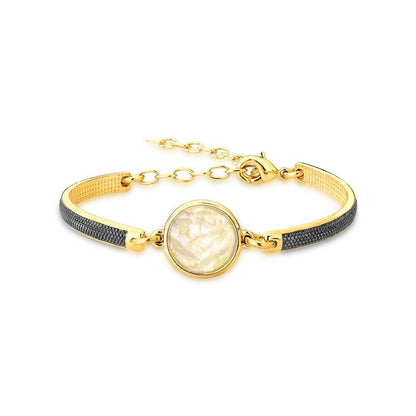Conjunto Brilhato Colecao Conchas com rodio branco