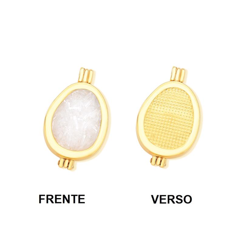Combo Brilhato — Folheado a Ouro — OLHO DE TIGRE