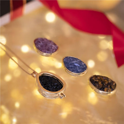 Combo Brilhato — Folheado a Ouro — CIANITA AZUL