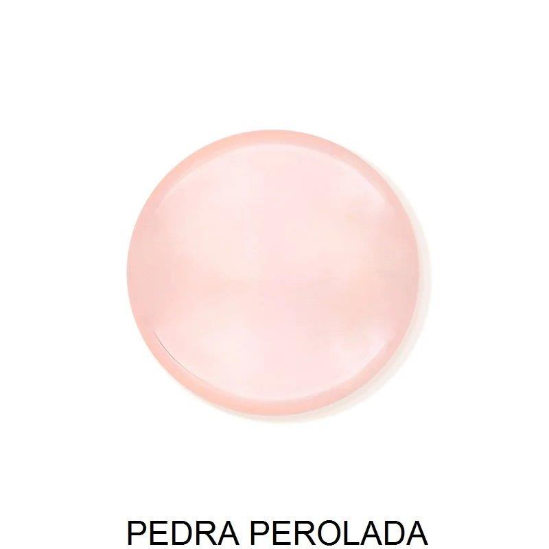 Pedra com efeito perolado para relicário Brilhato