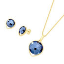 CONJUNTO FOLHEADO A OURO