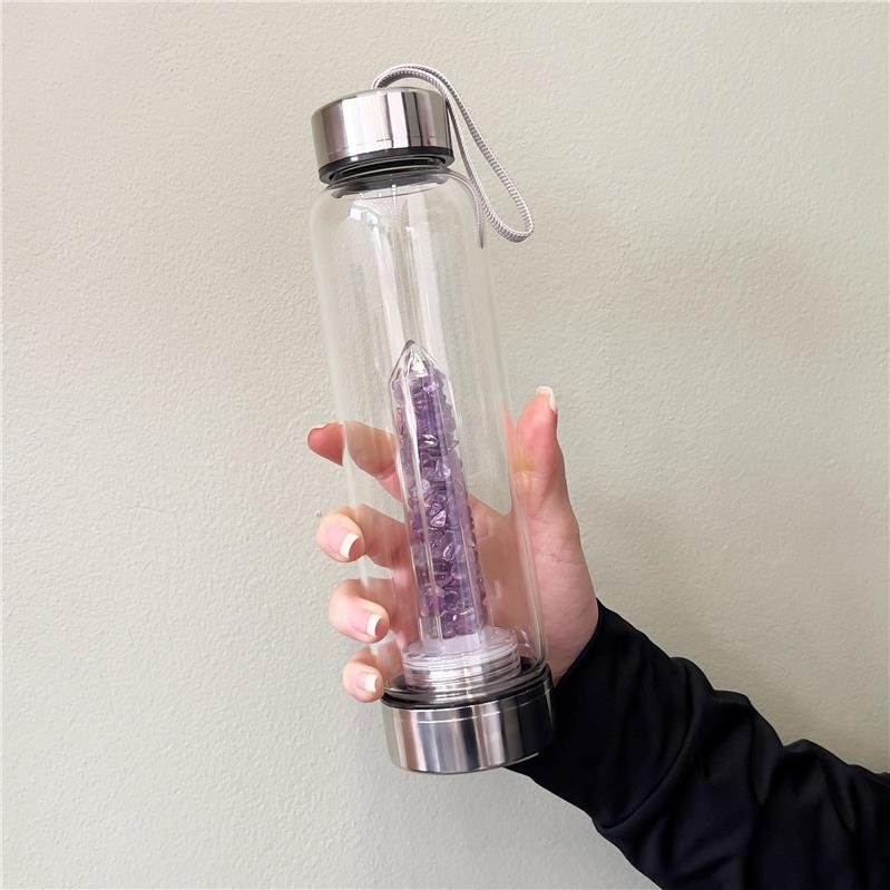 GARRAFA BOAS VIBRAÇÕES - CAPA ROSA