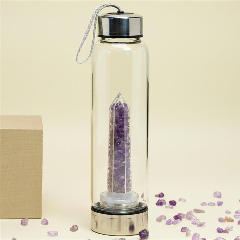 GARRAFA BOAS VIBRAÇÕES - CAPA ROSA