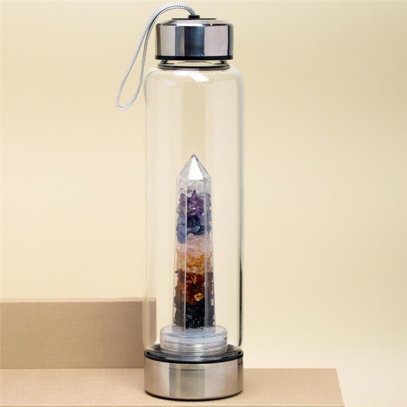 GARRAFA BOAS VIBRAÇÕES - CAPA ROSA