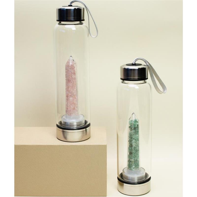 GARRAFA BOAS VIBRAÇÕES - CAPA ROSA