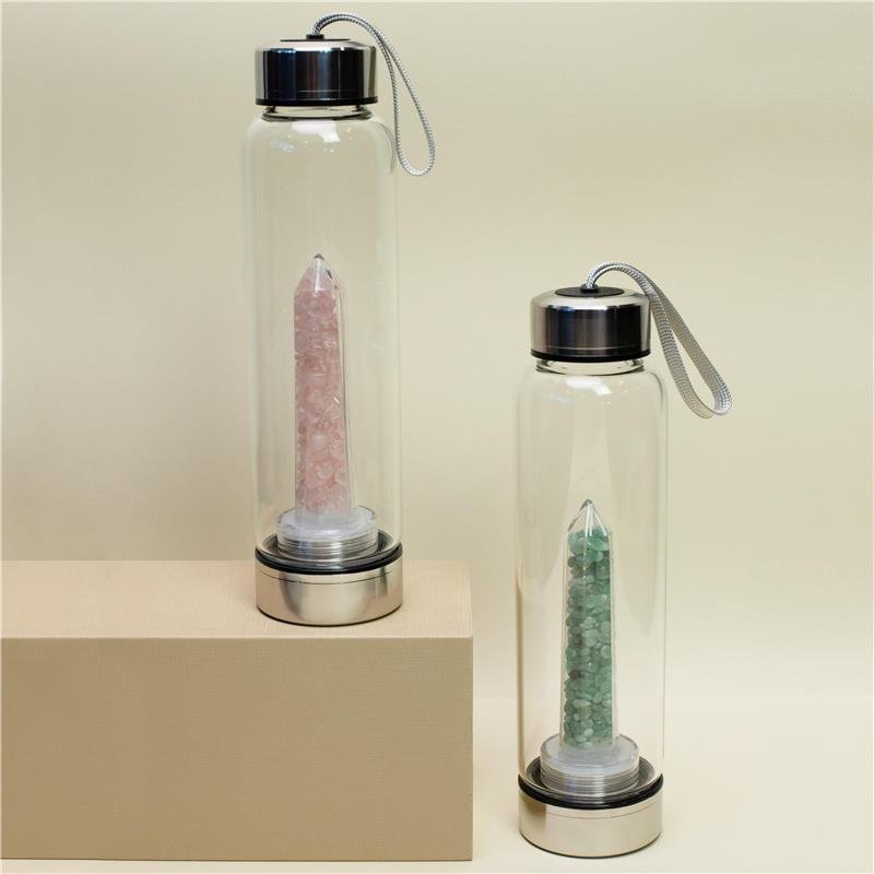 GARRAFA BOAS VIBRAÇÕES - CAPA ROSA