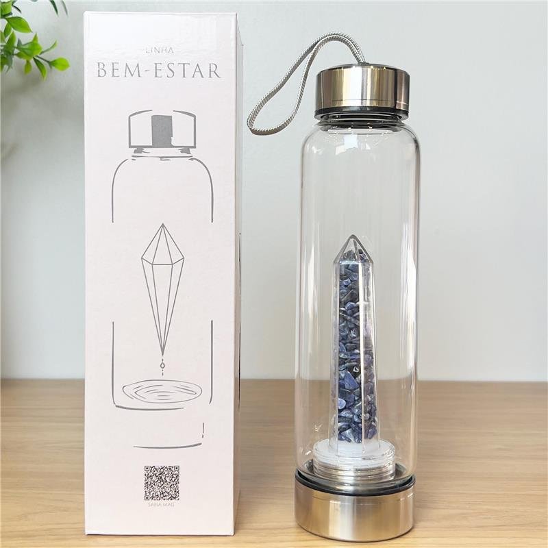 GARRAFA BOAS VIBRAÇÕES - CAPA ROSA