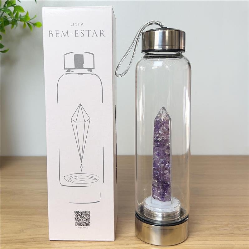 GARRAFA BOAS VIBRAÇÕES - CAPA ROSA