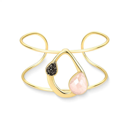 Pulseira Brilhato Pedras Naturais Brasileiras — Folheado a Ouro