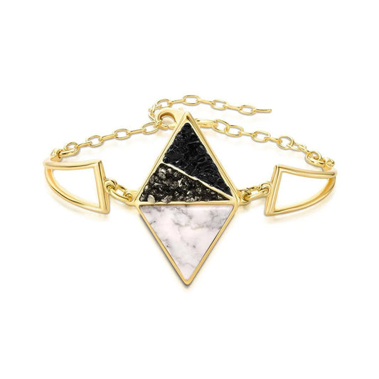 Pulseira Brilhato Pedras Naturais Brasileiras — Folheado a Ouro