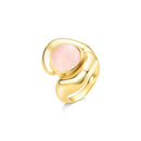 ANEL FOLHEADO A OURO