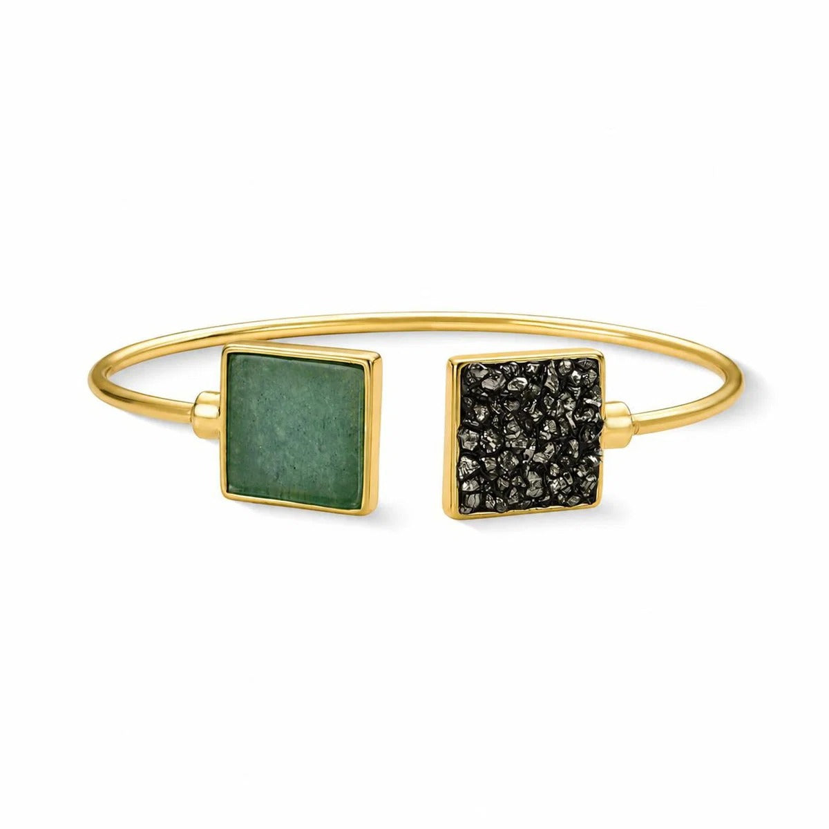 Pulseira Brilhato Pedras Naturais Brasileiras — Folheado a Ouro