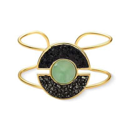 Pulseira Brilhato Pedras Naturais Brasileiras — Folheado a Ouro