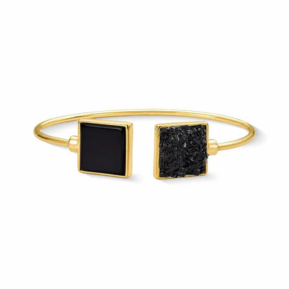 Pulseira Brilhato Pedras Naturais Brasileiras — Folheado a Ouro