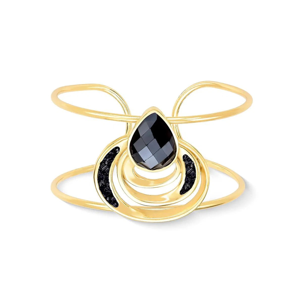 Pulseira Brilhato Pedras Naturais Brasileiras — Folheado a Ouro