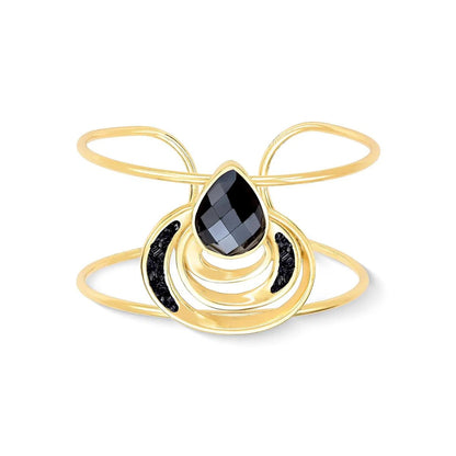 Pulseira Brilhato Pedras Naturais Brasileiras — Folheado a Ouro