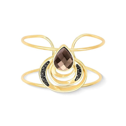 Pulseira Brilhato Pedras Naturais Brasileiras — Folheado a Ouro