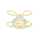 PULSEIRA FOLHEADO A OURO