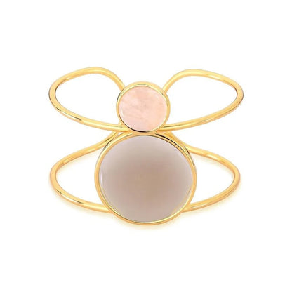 Pulseira Brilhato Pedras Naturais Brasileiras — Folheado a Ouro